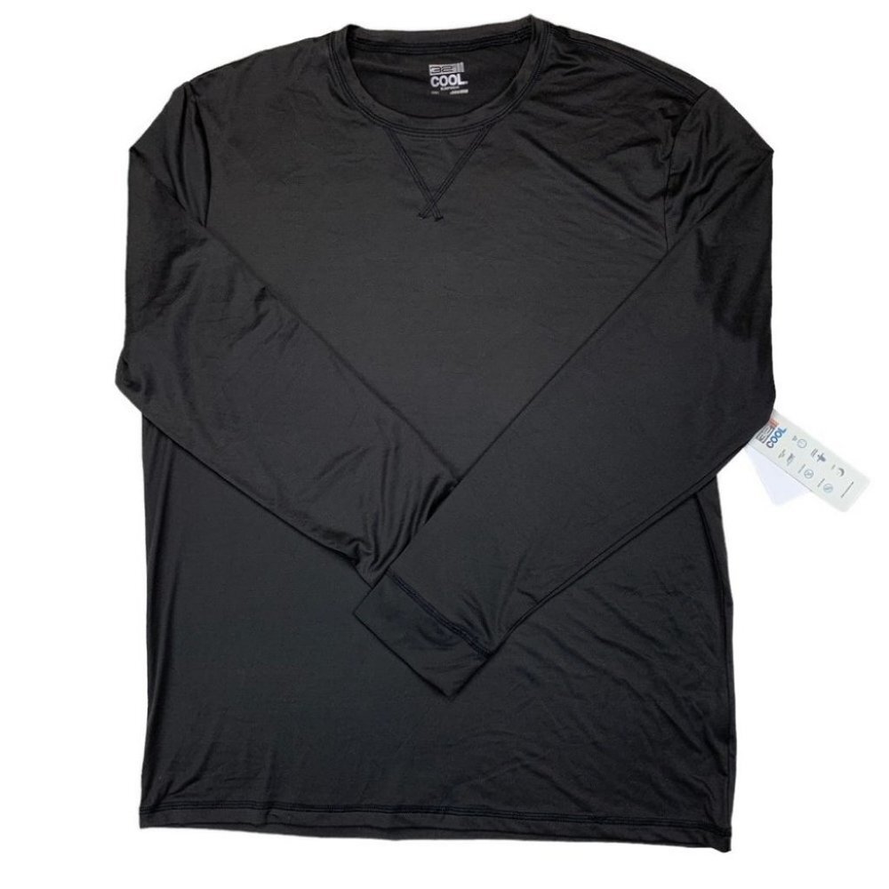 32 Degrees Mens Top Notch Long-Sleeve T-Shirt Size L
